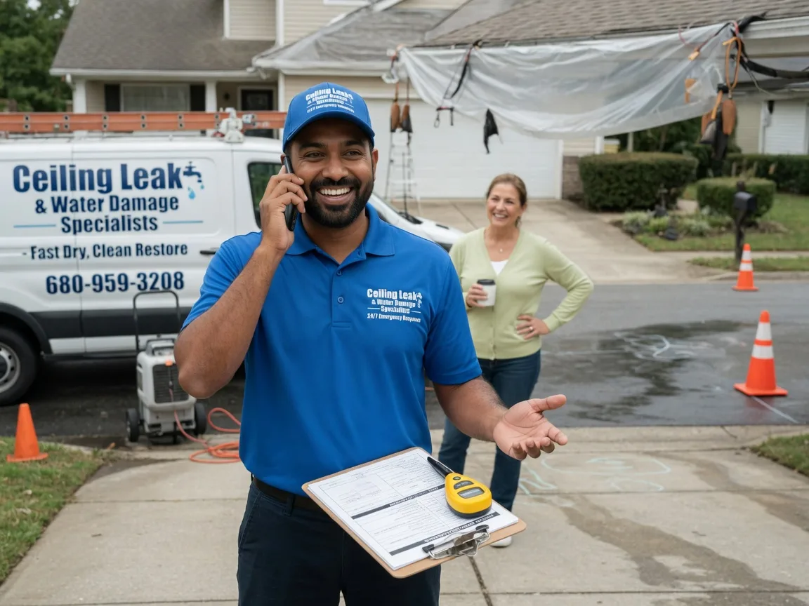 Ceiling Leak Cleanup Afton, IA FAQs